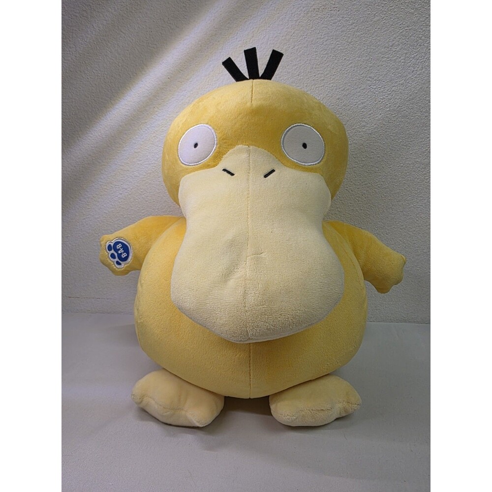Build A Bear BABW Psyduck Pokemon Plush 2019 Limited Stuffed Animal No Sound